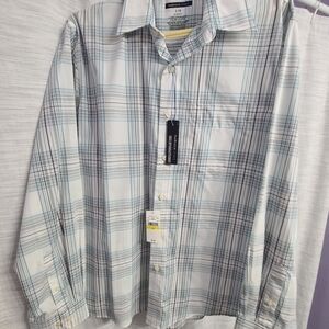 Van Heusen studio slim fit white NWT Large